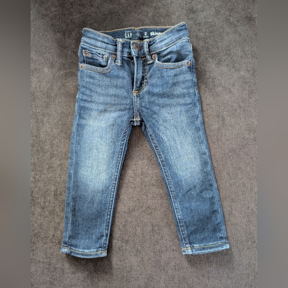 ❤️2/$20❤️Gap Kids Blue Skinny Jeans